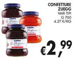 èccoMI Confetture ZUEGG offerta