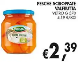 èccoMI Pesche sciroppate VALFRUTTA offerta