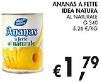 èccoMI Ananas a fette idea natura offerta