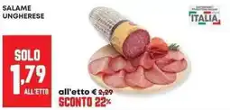 Pam Salame ungherese offerta