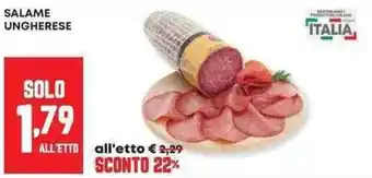 Pam Salame ungherese offerta