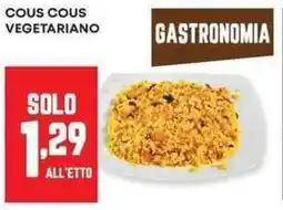 Pam Cous cous vegetariano offerta