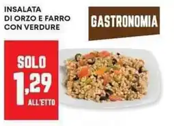 Pam Insalata di orzo e farro con verdure offerta