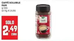Pam Caffè solubile PAM offerta