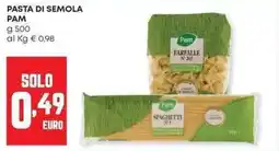 Pam Pasta di semola PAM offerta