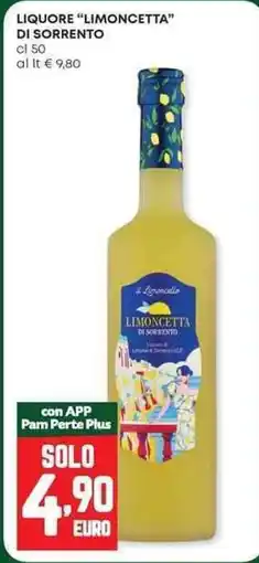 Pam Liquore "limoncetta" di sorrento offerta