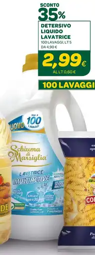 Ekom Schiuma di marsiglia detersivo liquido lavatrice offerta