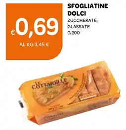 Ekom Le cottarelle sfogliatine dolci zuccherate, glassate offerta