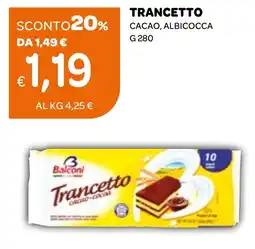 Ekom Balconi trancetto cacao, albicocca offerta