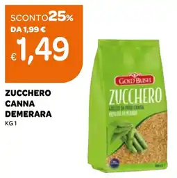Ekom Gold busti zucchero canna demerara offerta