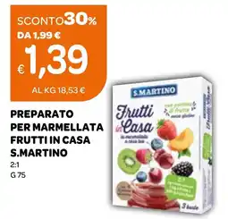 Ekom Preparato per marmellata frutti in casa S.MARTINO 2:1 offerta