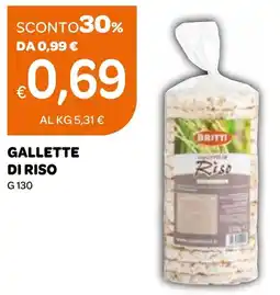 Ekom Britti gallette di riso offerta