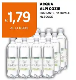 Ekom Acqua alpi cozie frizzante, naturale offerta