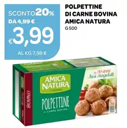 Ekom Polpettine di carne bovina AMICA NATURA offerta