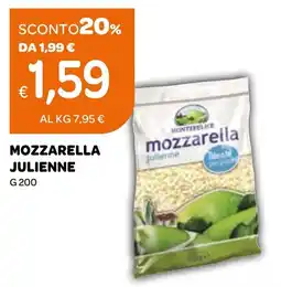 Ekom Mozzarella julienne offerta
