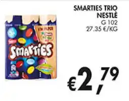 èccoMI Smarties trio NESTLÉ offerta