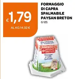 Ekom Formaggio di capra spalmabile PAYSAN BRETON offerta