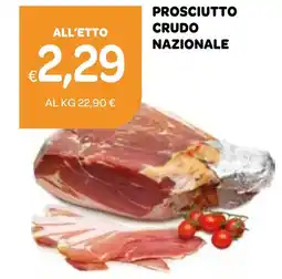 Ekom Prosciutto crudo nazionale offerta