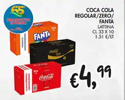 èccoMI Coca cola regolar/zero/ fanta offerta