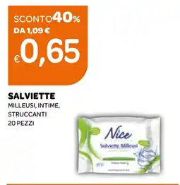 Ekom Nice salviette milleusi, intime, struccanti offerta