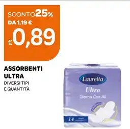 Ekom Laurella assorbenti ultra offerta