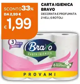 Ekom Carta igienica bravo decorata e profumata offerta
