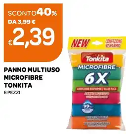Ekom Panno multiuso microfibre TONKITA offerta