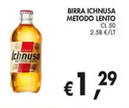 èccoMI Birra ichnusa metodo lento offerta