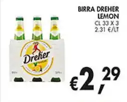èccoMI Birra dreher lemon offerta