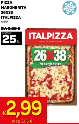 Ekom Pizza margherita 26x38 ITALPIZZA offerta
