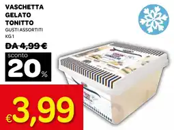 Ekom Vaschetta gelato tonitto offerta