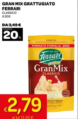 Ekom Gran mix grattugiato ferrari classico offerta