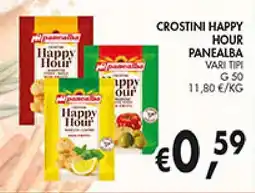 èccoMI Crostini happy hour PANEALBA offerta
