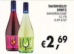 èccoMI Tavernello spritz sangria/lime offerta