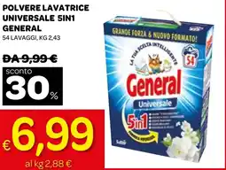 Ekom Polvere lavatrice universale 5in1 GENERAL offerta