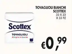 èccoMI Tovaguoli bianchi SCOTTEX offerta