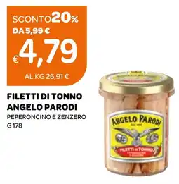 Ekom Filetti di tonno angelo parodi peperoncino e zenzero offerta
