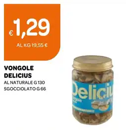 Ekom Vongole delicius al naturale offerta
