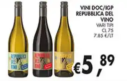 èccoMI Vini doc/igp repubblica del vino offerta