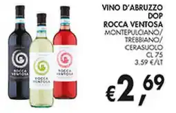 èccoMI Vino d'abruzzo dop rocca ventosa offerta