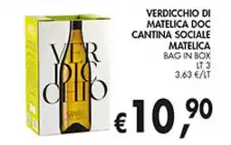 èccoMI Verdicchio di matelica doc cantina sociale matelica offerta