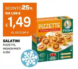 Ekom Righi salatini pizzette, mignon misti offerta