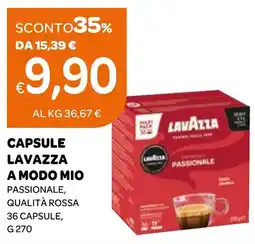 Ekom Capsule lavazza a modo mio passionale, qualità rossa offerta