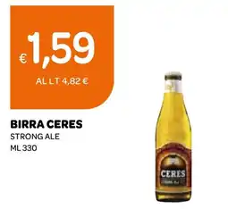 Ekom Birra ceres strong ale offerta