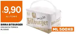 Ekom Birra bitburger con sacca termica offerta