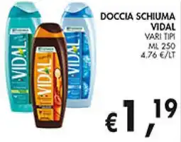 èccoMI Doccia schiuma VIDAL offerta