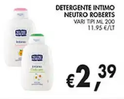 èccoMI Detergente intimo NEUTRO ROBERTS offerta