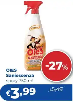Acqua & Sapone OIES Saniessenza spray offerta