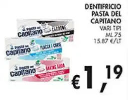 èccoMI Dentifricio PASTA DEL CAPITANO offerta