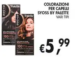 èccoMI Colorazioni per capelli SYOSS BY PALETTE offerta